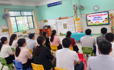 TRƯỜNG MẦM NON HOA MAI TỔ CHỨC HỌP CHA MẸ TRẺ ĐẦU NĂM HỌC 2026 - 2027