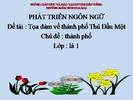 PHÁT TRIỂN NGÔN NGỮ