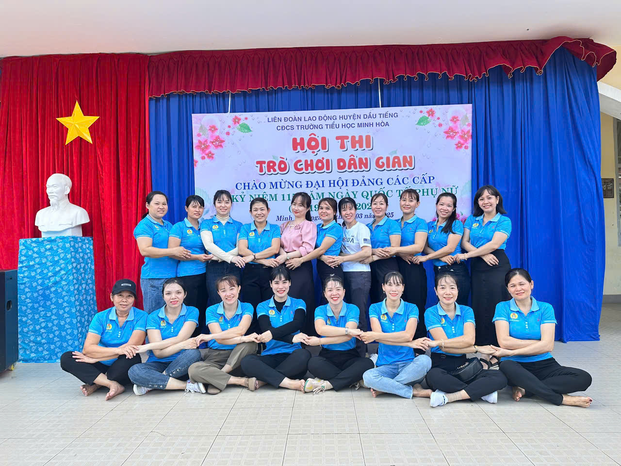 Hội thi Trò chơi dân gian chào mừng đại hội đảng các cấp và 115 năm  ngày quố tế Phụ nữ 8/3/2025